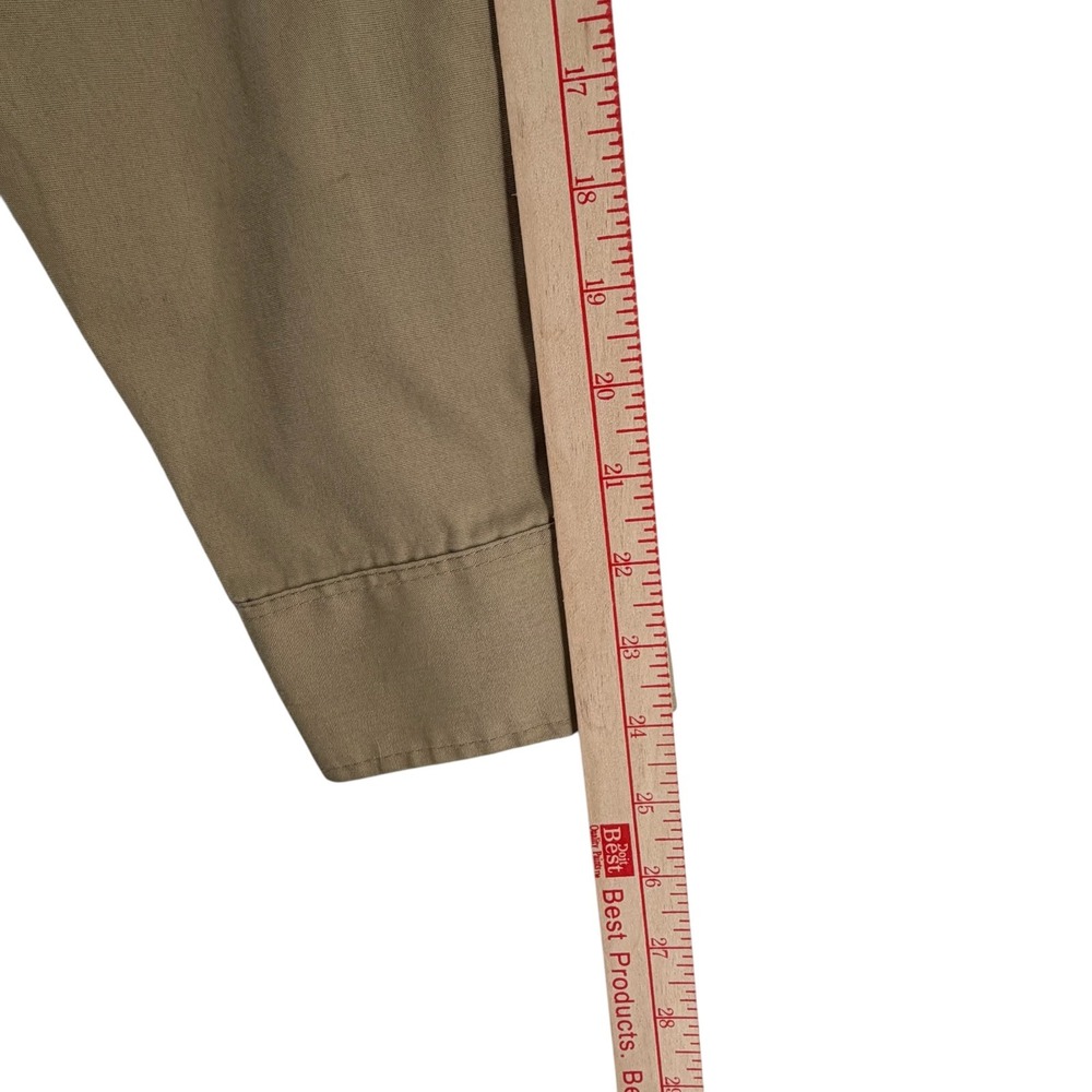 Vintage Boy Scouts of America Uniform Shirt Mens XL Tan Long Sleeve BSA Patches - Picture 4 of 9